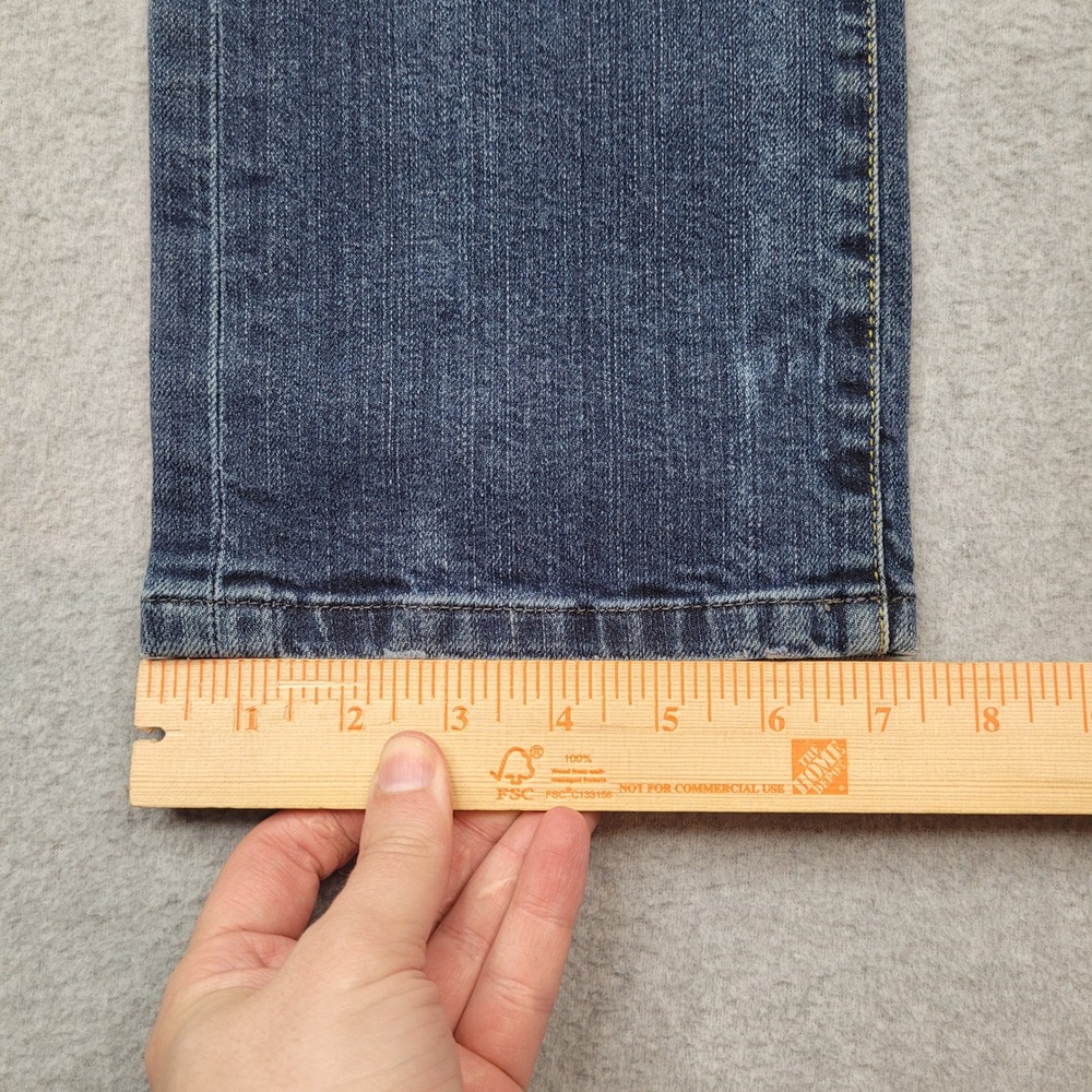 Diesel Soozy Jeans Womens 25 Blue Wash 008WR Stretch Straight Leg Distressed - Picture 3 of 11